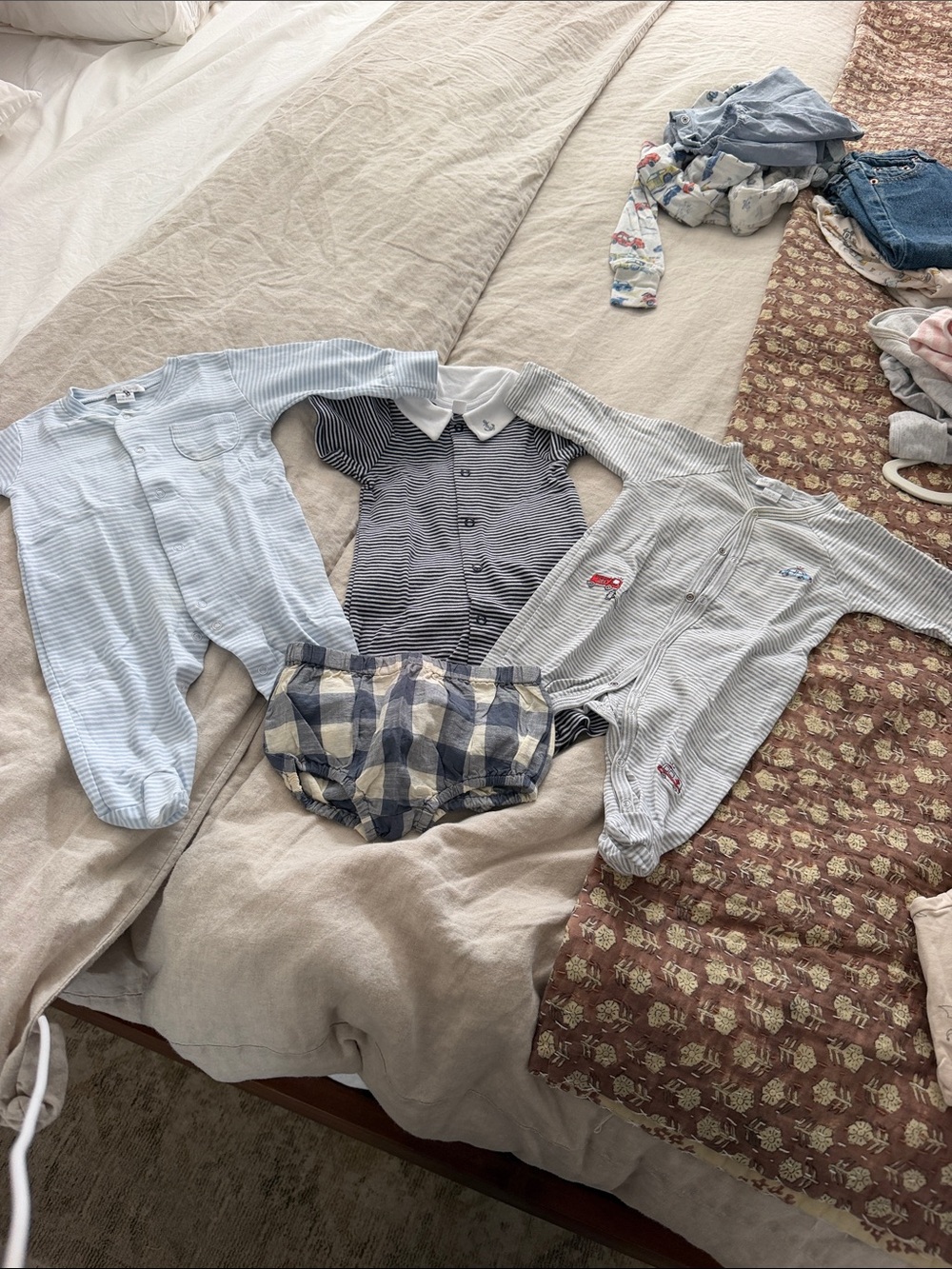 Kissy Kissy, Little White Company and Pehr One-Piece Bodysuits